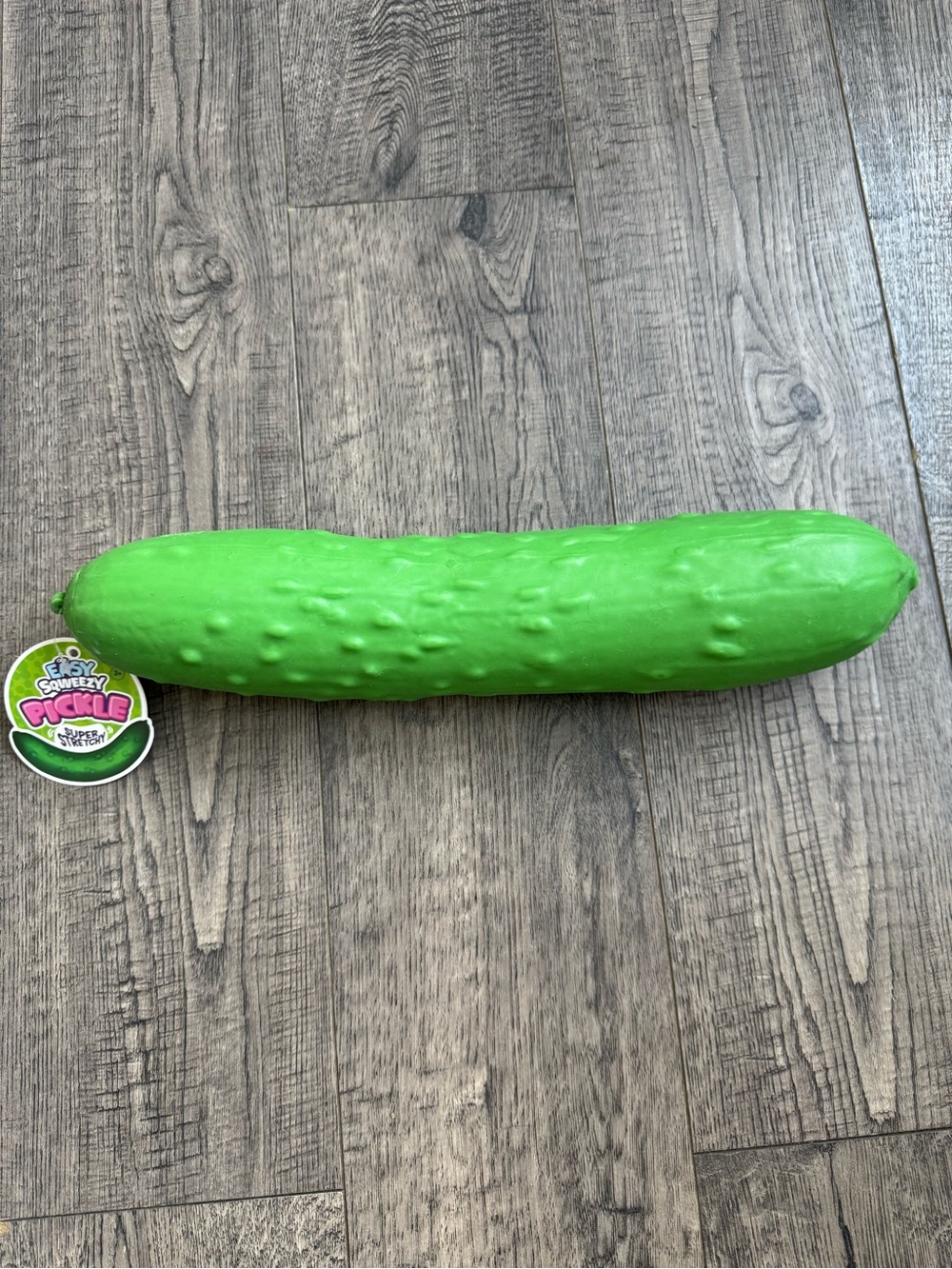 Easy Squeezy Large Pickle Squish Toy NWT